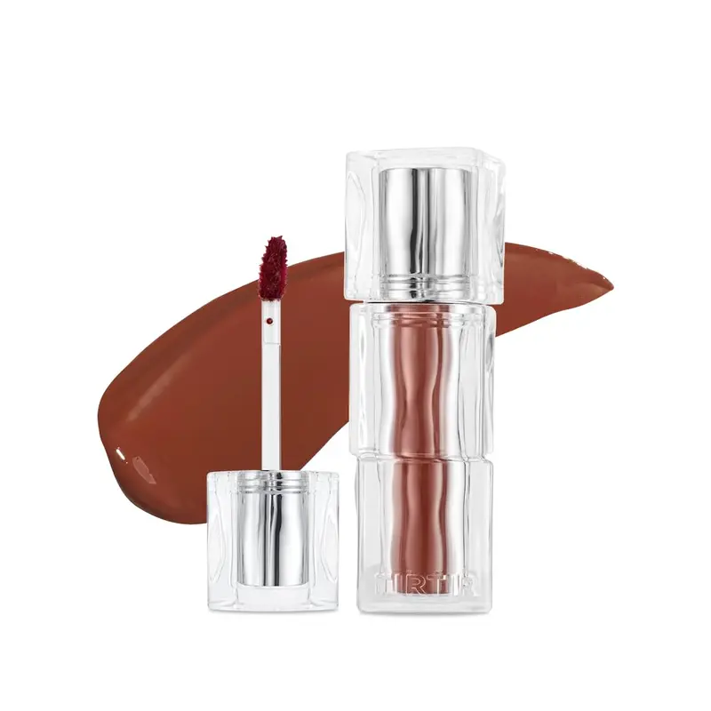 TIRTIR Waterism Teinte miel-noisette #06 — Gloss hydratant 12h, non collant, multiusage lèvres et joues (format mini)