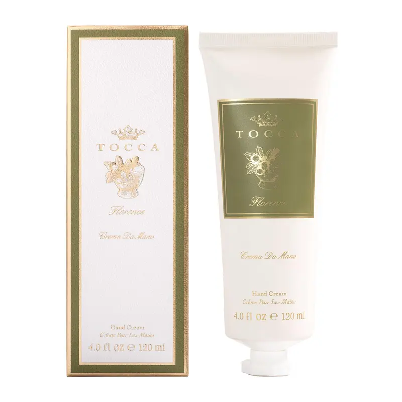 Tocca Florence Luxe – Crème pour les Mains, Bergamote et Gardenia, 118 ml