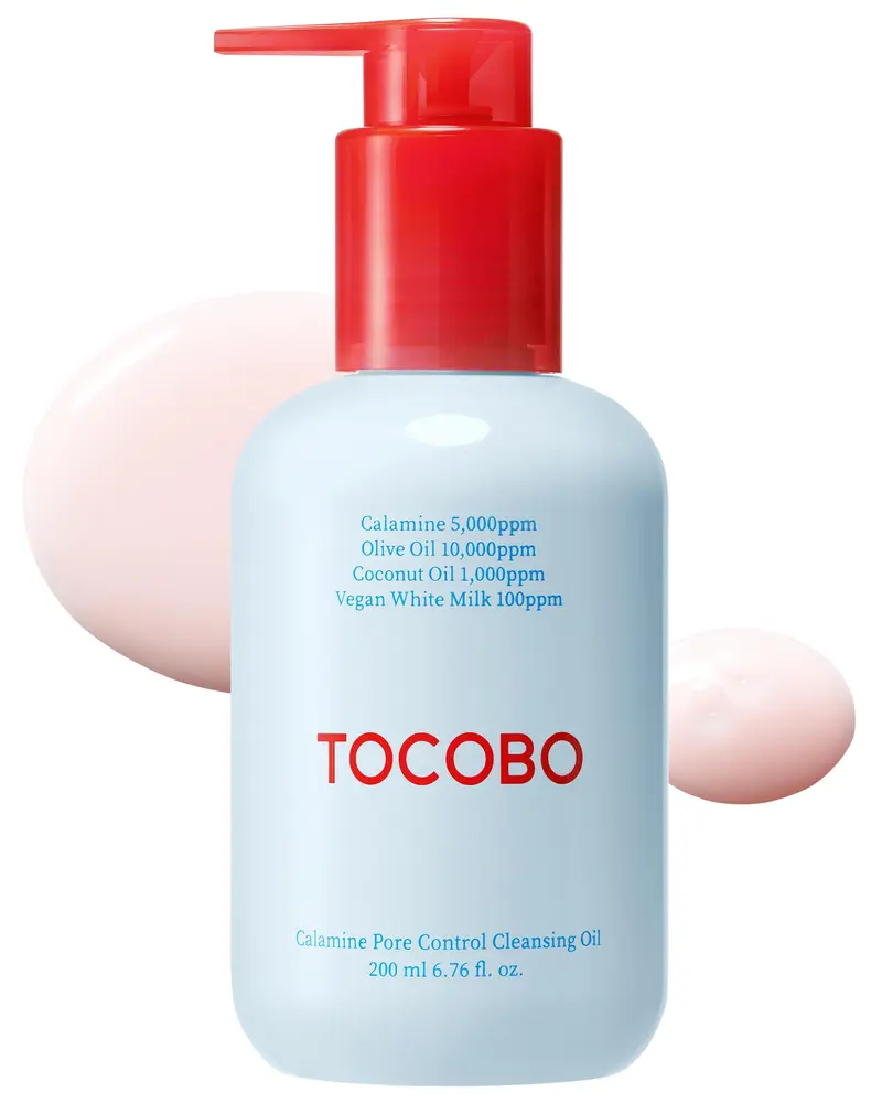 TOCOBO Calamine Pore Control Huile Nettoyante 200 ml – Démaquillage en profondeur et Soin des pores