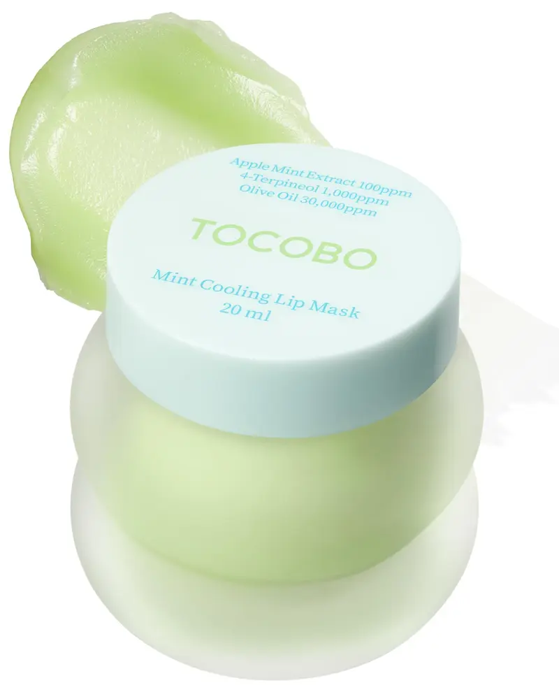 TOCOBO Masque Lèvres Frais et Refroidissant à la Menthe – Soin Nuit Hydratant pour Lèvres Sèches | Olive & Tea Tree | 19 g