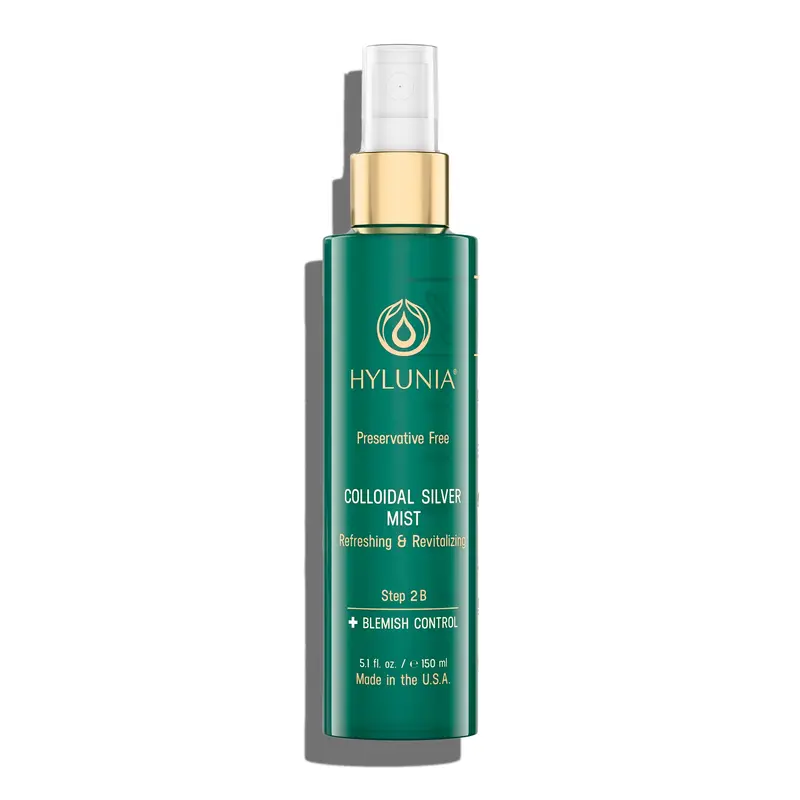 Tonique Brume Argent Colloïdal Hylunia – Hydratant Polyvalent pour Peau Acnéique et Inflammée | Lavande et Argent Colloïdal – 150 ml