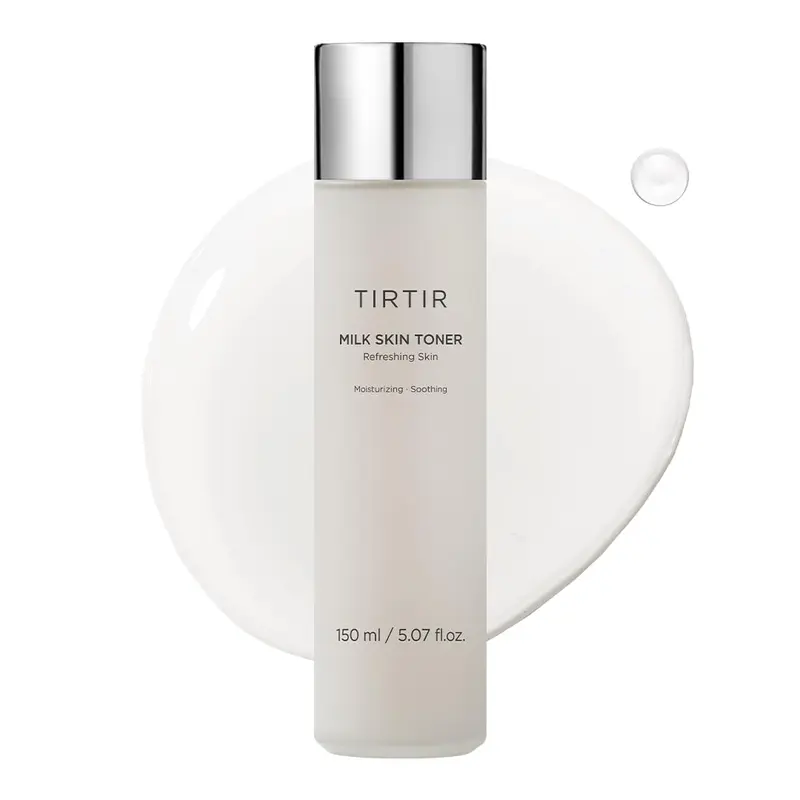 Tonique lait de riz TIRTIR pour la peau – Hydratation profonde, Niacinamide et Céramide, vegan, 150 ml