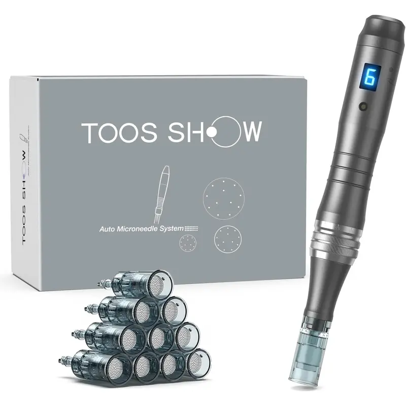 Toos Show Stylo Rouleau Aiguilles 0,25 mm – Usage à Domicile Soin de la Peau