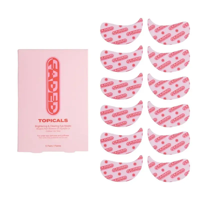 Topicals Faded – Masques hydrogel contour des yeux éclaircissants (Lot de 6)