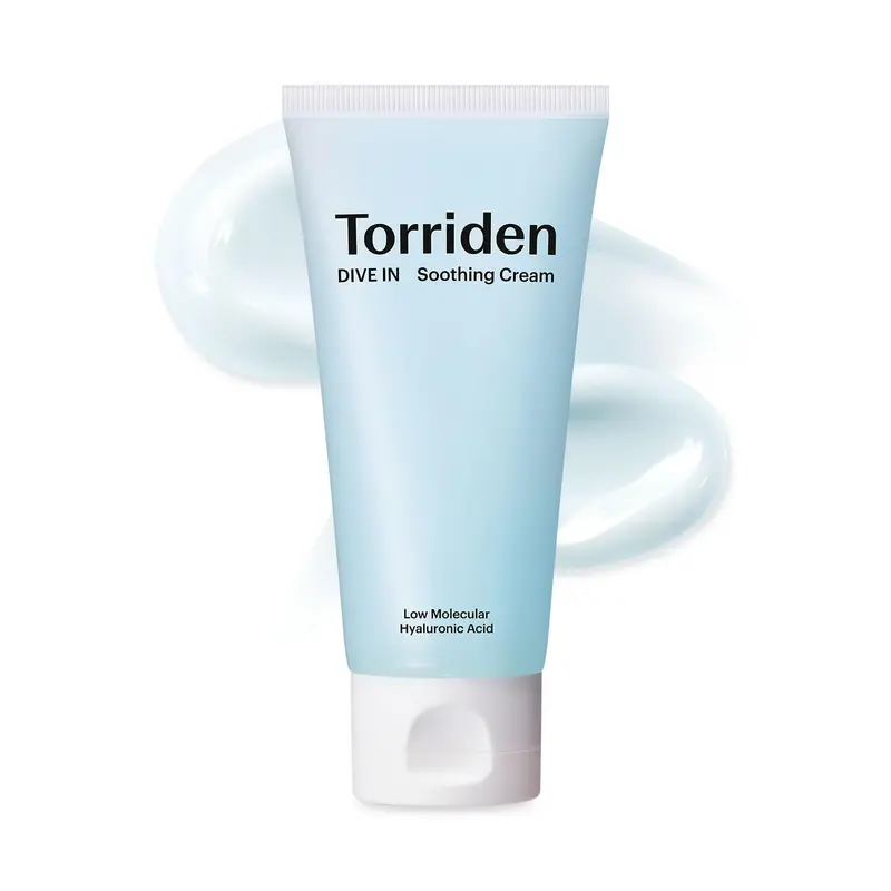Torriden DIVE IN Crème Apaisante Hyaluronique – Tube 100 ml | Hydratation Douce pour Peau Sensible