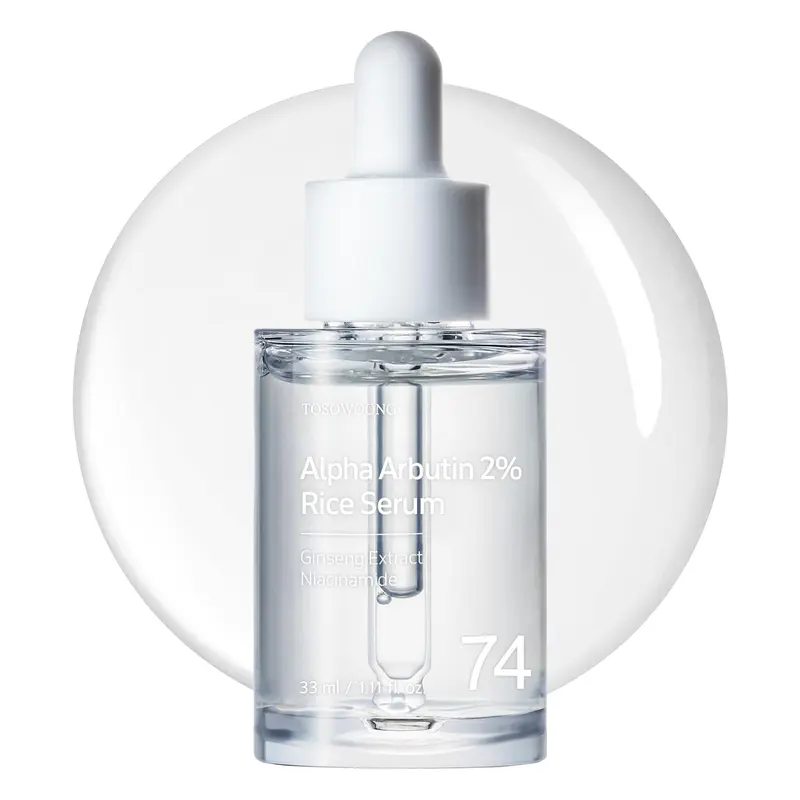 TOSOWOONG Alpha Arbutin 2% Sérum au Riz – Éclat, Teint Uniforme et Hydratation (33 ml)