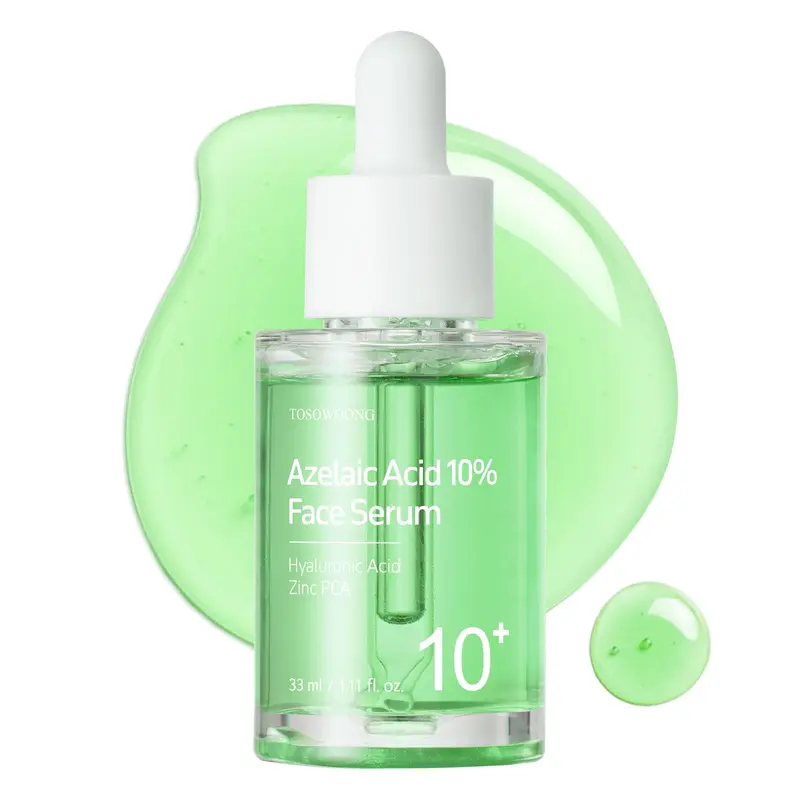 TOSOWOONG Sérum Azélaïque 10% — Rougeurs et imperfections, Centella et Niacinamide, 33 ml
