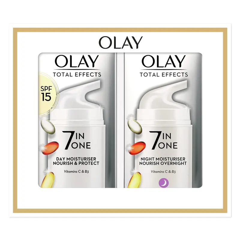 Total Effects d’Olay – Crème de jour 37 ml et Crème de nuit 37 ml