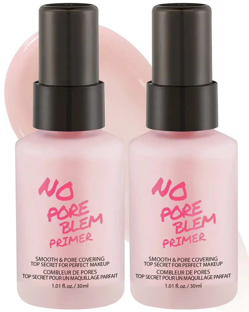 Touch in Sol No Pore Blem Primer – 2 x 30 ml – Base visage pour pores visibles, peau lisse et lumineuse