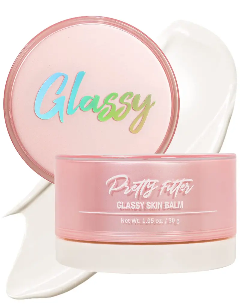 TOUCH IN SOL Pretty Filter Glassy Skin Balm Primer – Base maquillage hydratante et éclat naturel, 1,05 oz