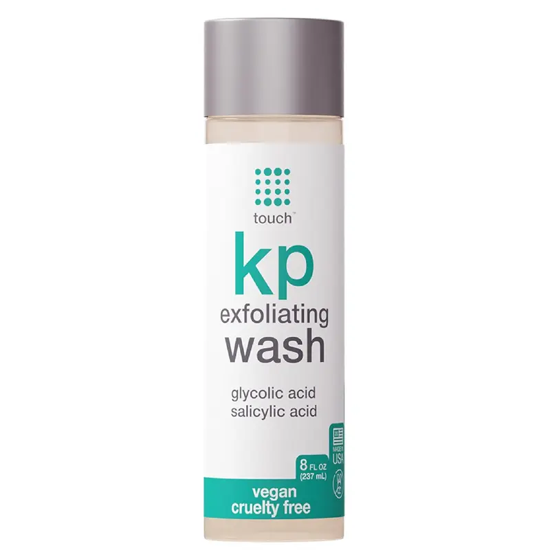 TOUCH KP Gel Douche Exfoliant – Acide Glycolique 15% + Aloe Vera & Acide Hyaluronique - 236 ml