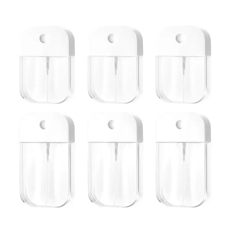 Tovyzalg 6 Bouteilles Vaporisateur Transparentes 50ml/38ml – Rechargeables et Portables