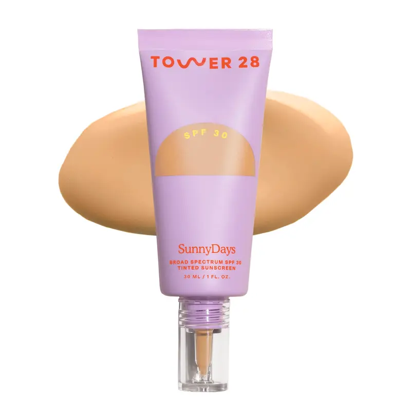 Tower 28 SunnyDays SPF 30 – Teint hydratant 2-en-1 et protection minérale (Teinte 20 Mulholland)