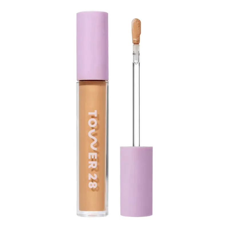 Tower 28 Swipe Serum Concealer – Correcteur hydratant à couvrance moyenne à complète (Teinte 11 Tan/Medium Warm)