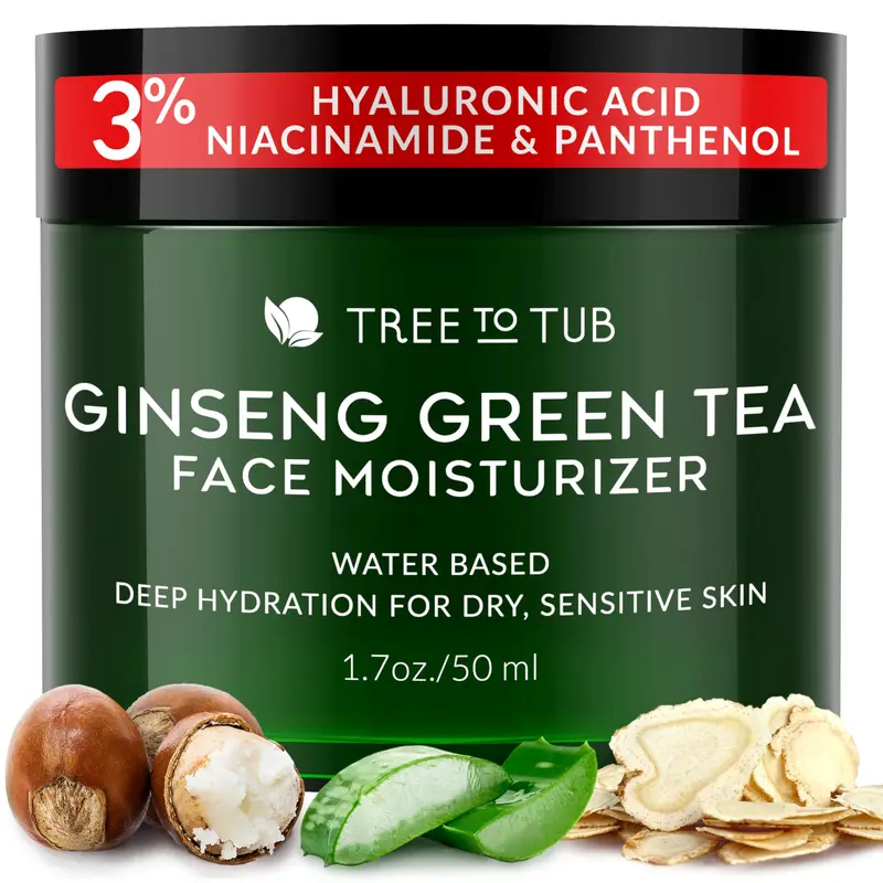 Tree To Tub Hydratant Visage – Hydratation légère pour peaux sèches et sensibles
