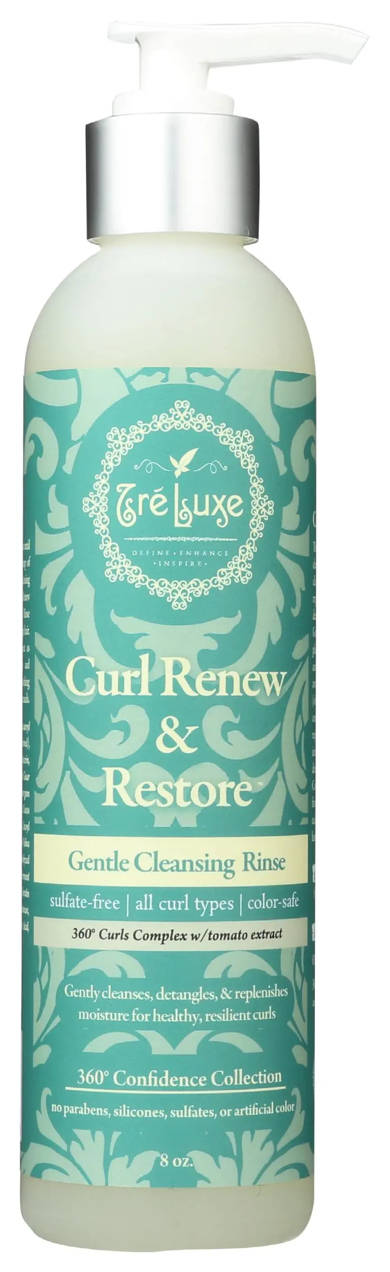 Treluxe Rinçage Doux pour Boucles – Renouvellement et Restauration, 8 oz