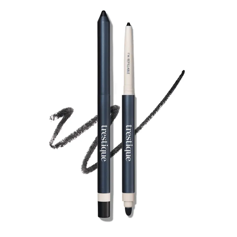 TRE'STIQUE Eyeliner – Crayon réutilisable à longue tenue avec smudgeur intégré