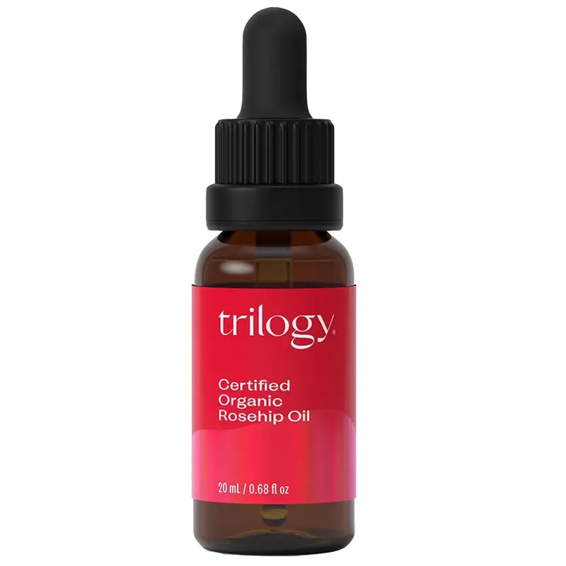 Trilogy Huile de Rose Musquée Biologique Certifiée — Nutrition Intensive, Améliore l'apparence des cicatrices, vergetures et ridules, 20 ml