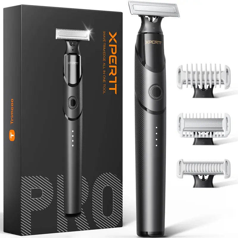 Trimcoo Tondeuse Tout-en-Un 2026 — Barbe et Poils du Corps, USB-C Rapide, Étanche