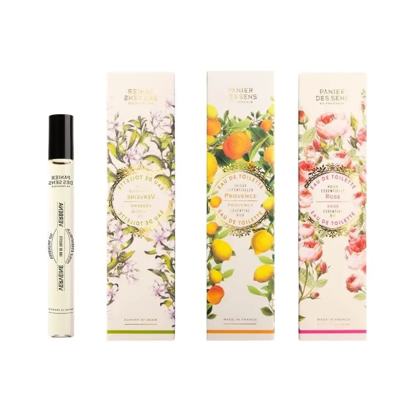 Trio Eaux de toilette format roll-on - Rose, Provence et Verveine 10ml
