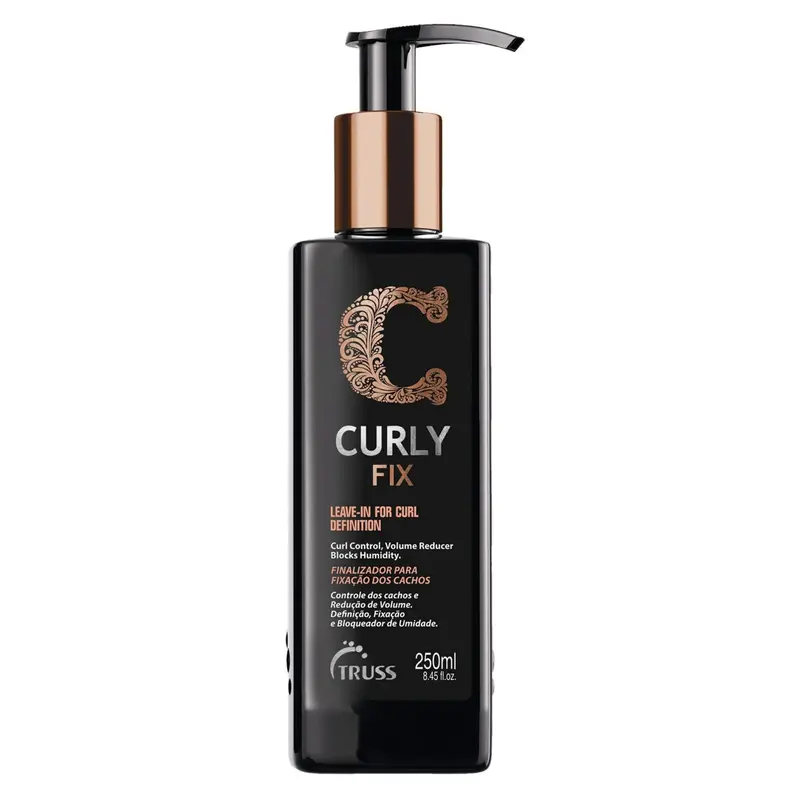 Truss Curly Fix — Crème coiffante sans rinçage pour boucles définies et tenue moyenne