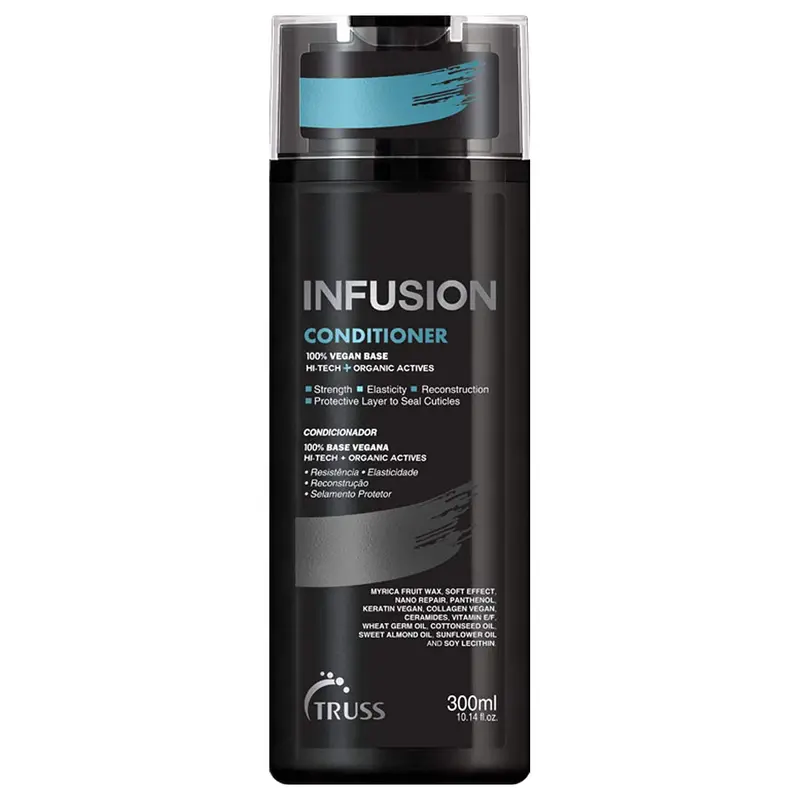 TRUSS Infusion Après-shampooing Hydratant – Cheveux secs, réparation des pointes, vegan & color-safe | 300 ml