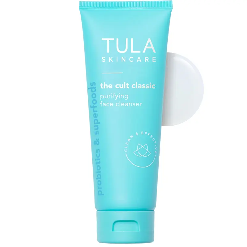 TULA Nettoyant Visage Purifiant Cult Classic – Doux et Efficace, 120 ml