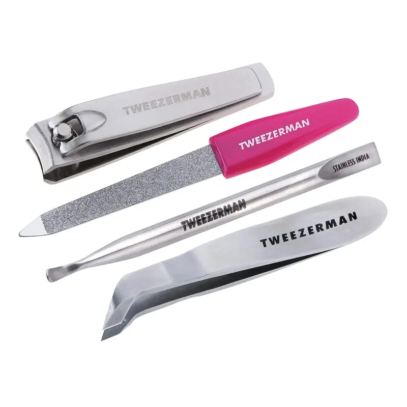 Tweezerman — Trousse de Manucure d'Urgence Miniature, Portable et Pratique
