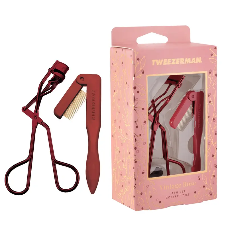 Tweezerman Vintage Rose Coffret Cils – Outils beauté pour tous les regards