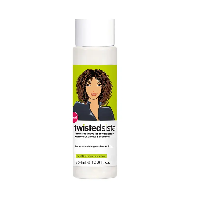 Twisted Sista Conditionneur Sans Rinçage Intensif – Nouvelle Formule Coco Avocat, 355 ml