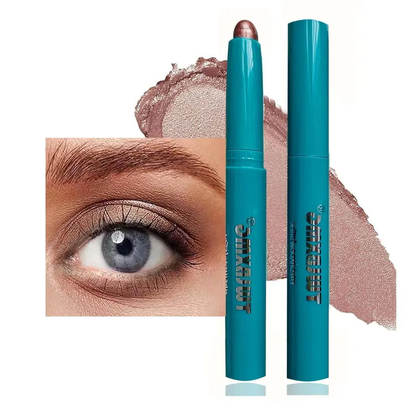 TWLBXMG Crayon Ombre Stick - Ombre Crème Lumineuse, Longue Tenue, Waterproof Mauve Taupe #04