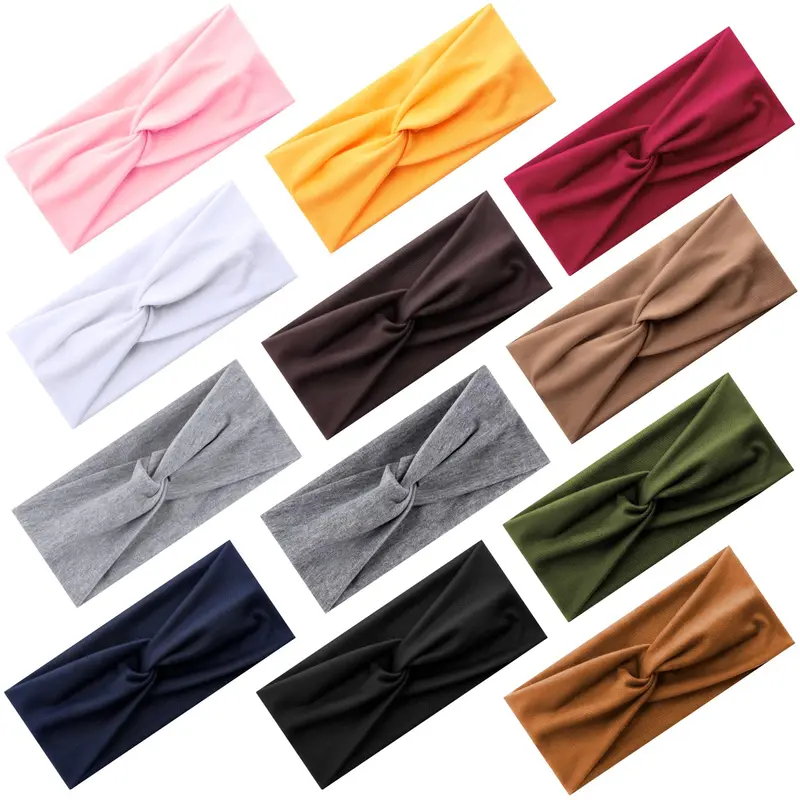 Tyfthui Bandeaux pour Femmes – Accessoires Sport Elastiques, Anti-Dérapants – Couleur C