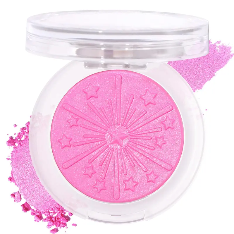 UCANBE Blush Cuite 04 Bubble – Palette poudre nacrée, fini soyeux et tenue durable