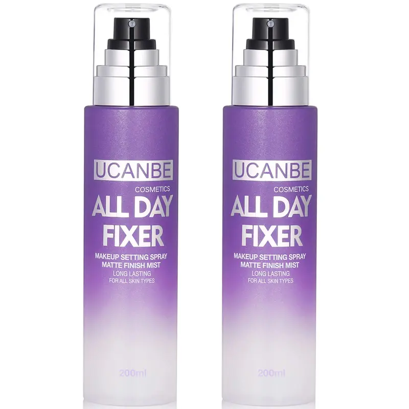 UCANBE Fixateur Maquillage Matte 2pc – Brume Finissante Durable et Contrôle de la Brillance