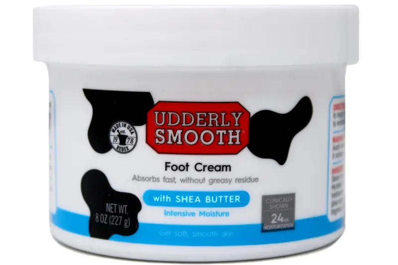 Udderly Smooth Crème Pieds – Beurre de Karité, Pot 8 oz, Hydratation 24h