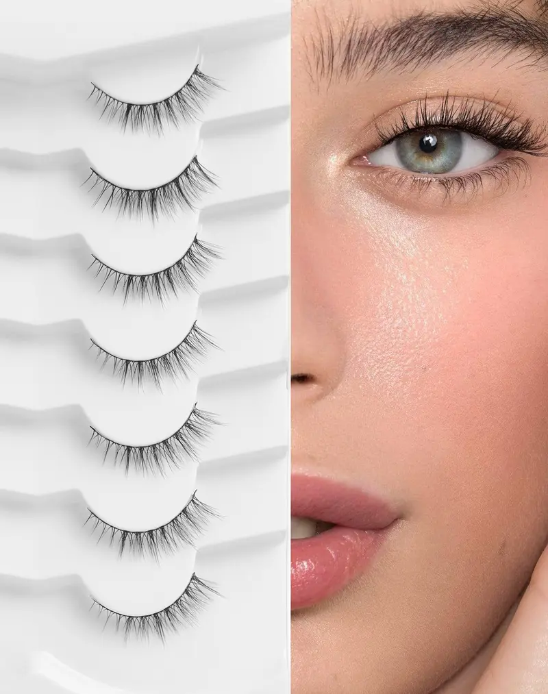 Ukrizi Cils Naturels 10mm – Faux Cils Wispy pour Regard Subtil