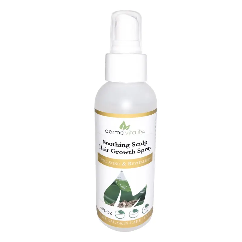 UltimateVitality Spray Apaisant Cuir Chevelu et Croissance des Cheveux – 4 onces – Vegan & Sans Parabènes