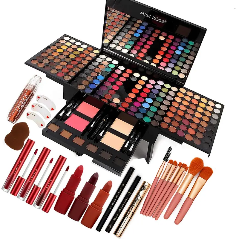 UNIFULL Palette Maquillage 190 Couleurs – Kit Tout-en-Un pour Femmes et Débutantes