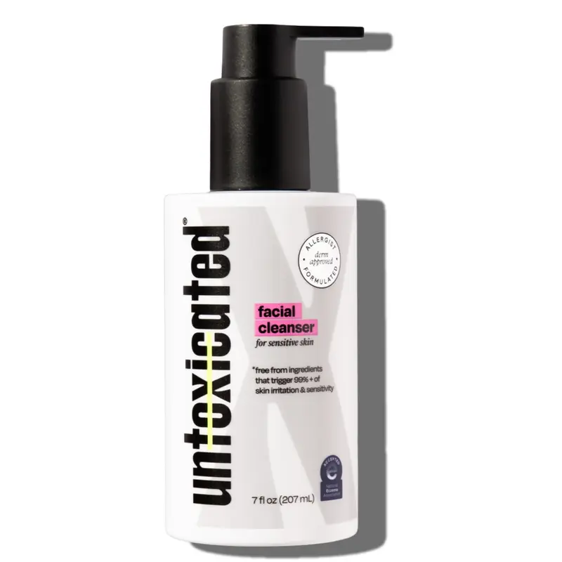 Untoxicated Nettoyant Visage Doux et Hydratant pour Peaux Sensibles – Sans Moussant, Sans Parfum, 198 ml