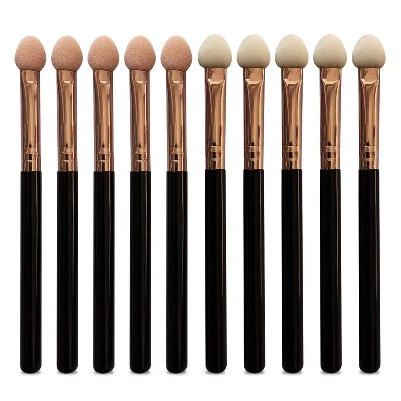 UorPoto – Ensemble de 10 pinceaux maquillage pour femmes, applicateurs double-face réutilisables