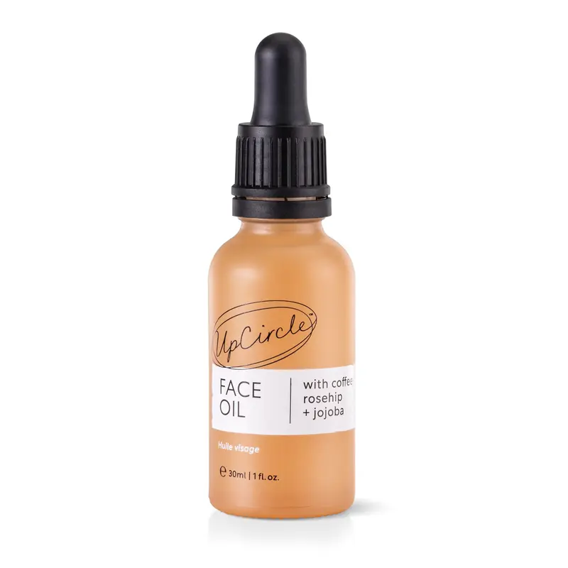 UPCIRCLE Sérum Visage Bio à l’Huile de Café – Vitamine C, Rose Musquée et Argousier – Hydratant Vegan