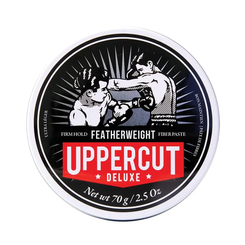 Uppercut Deluxe Featherweight 70g – Pâte coiffante légère, tenue moyenne et lavage facile