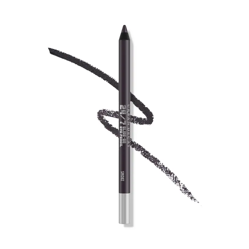 URBAN DECAY 24/7 Crayon pour les yeux résistants à l'eau – Smoke Gris Mat Très Foncé, tenue jusqu'à 16h, 0,04 oz
