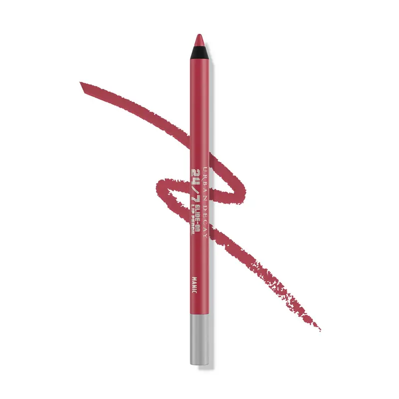 URBAN DECAY 24/7 Glide-On Crayon à Lèvres Waterproof Manic - Rosy Wine, Longue Tenue
