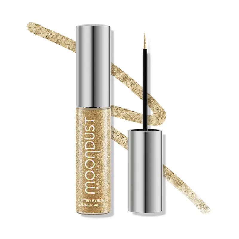 URBAN DECAY Moondust liner liquide – Midnight Cowboy (or doré) – Pailleté, tenue longue durée, 0,25 fl oz