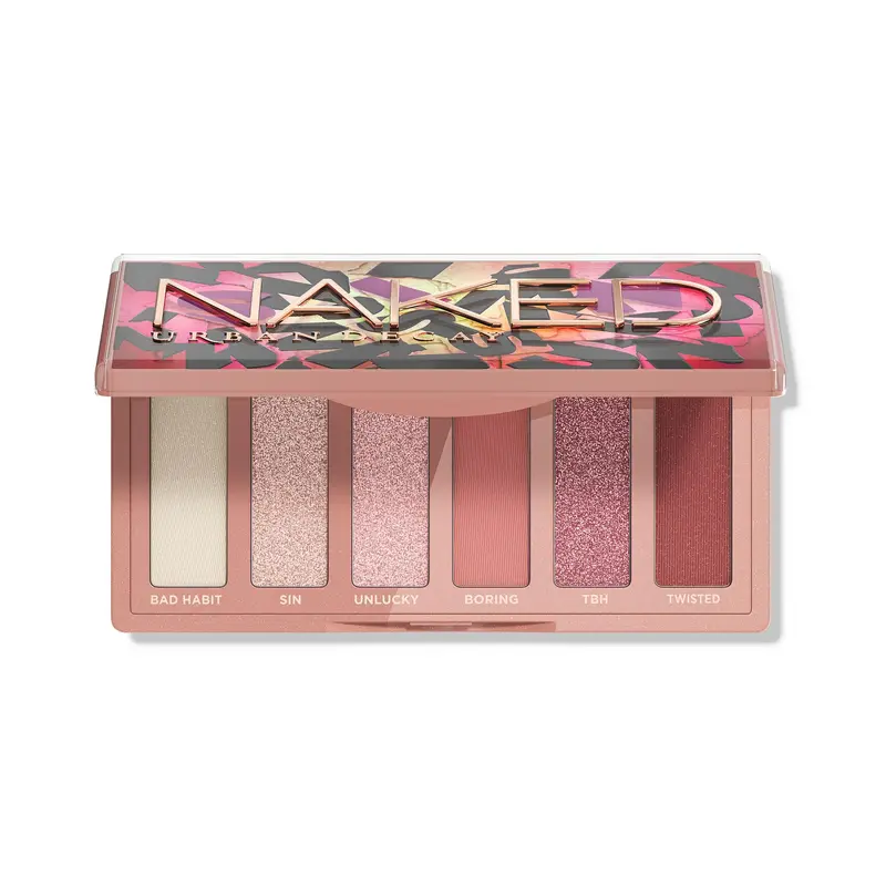 URBAN DECAY Naked Mini Sin – Palette neutre olive, 6 ombres véganes et compactes
