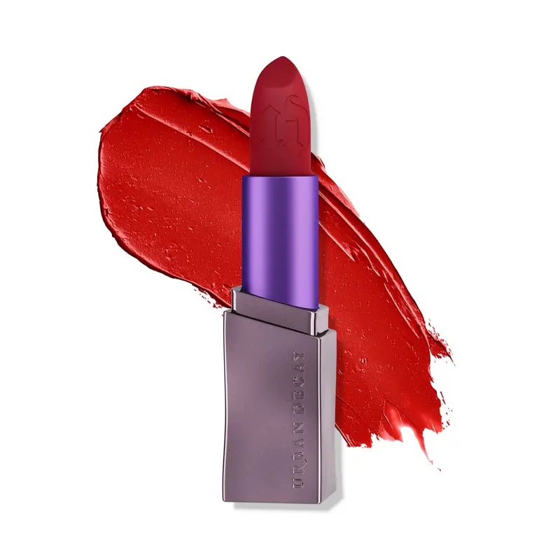 URBAN DECAY Vice Hydrating Lipstick Bad Blood – Rouge à lèvres hydratant vegan, fini matte – 0,11 oz