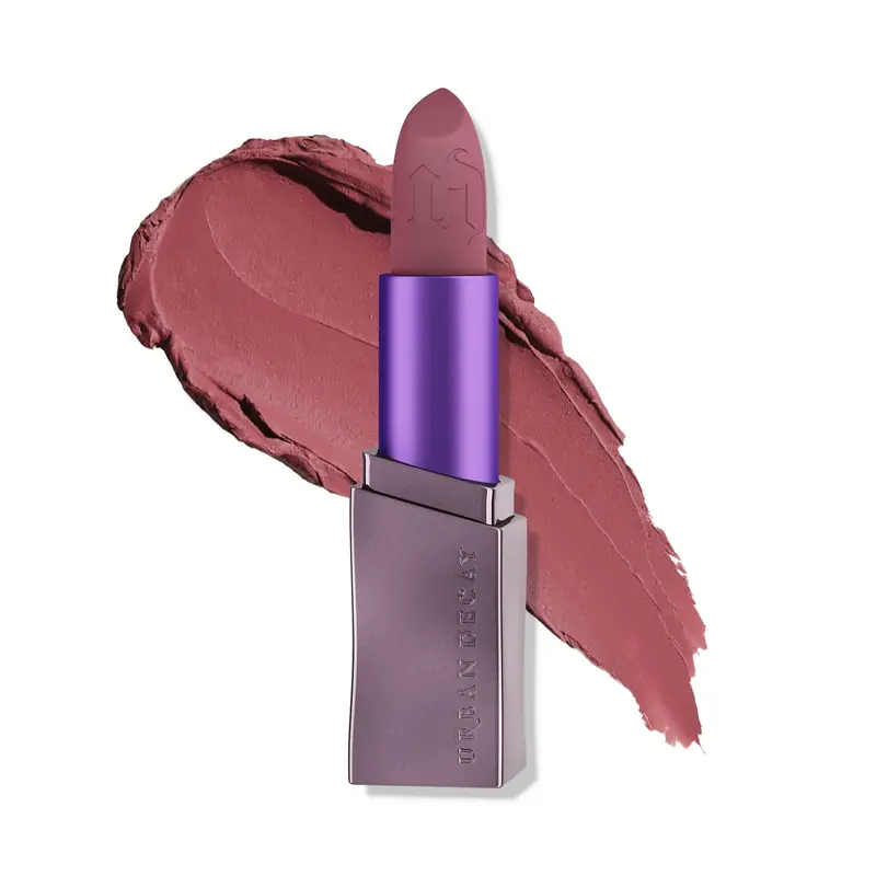 URBAN DECAY Vice Rouge à Lèvres Hydratant Hideaway – Nude profond mauve, fini mat, vegan