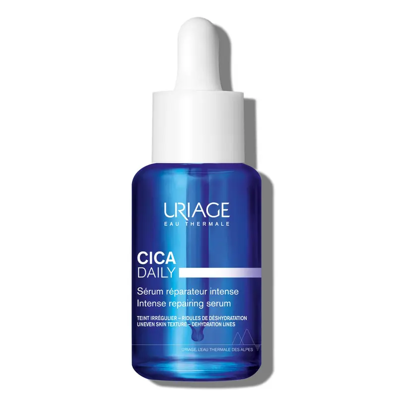Uriage Cica-Daily Sérum Réparateur Intense — Prébiotiques, Acide Hyaluronique & Centella, Sans Parfum
