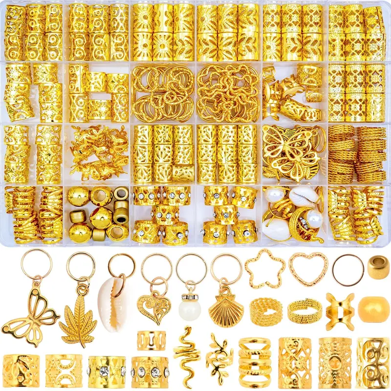 Vaikby – 236 Pièces Accessoires Cheveux Or